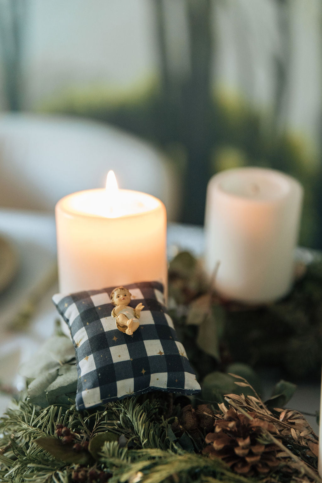 Niño Jesús Almohadita - Starry Night