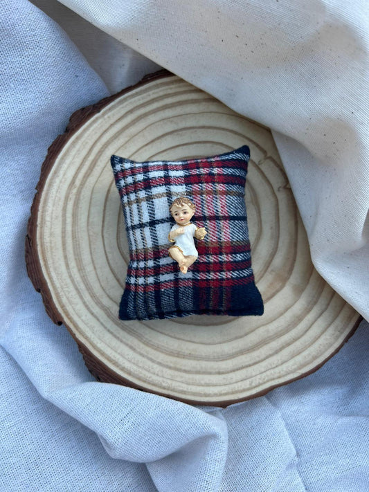 Niño Jesús Almohadita - Adviento Azul Marino