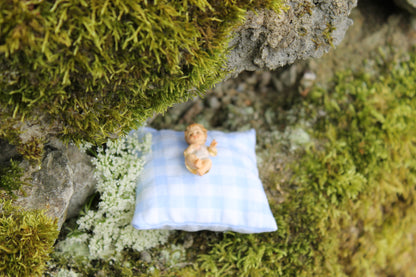 Niño Jesús Almohadita Volante - Emaús Azul Cielo