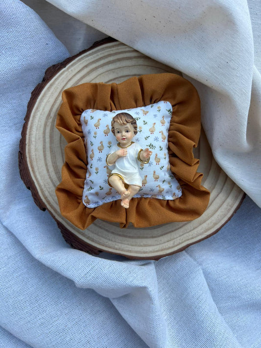 Niño Jesús Almohadita Volante - Patitos